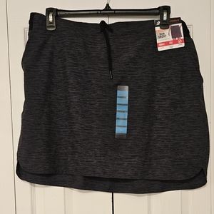 ZERO EXPOSURE WOMEN'S SIZE XL UV PROTECTION GRAY STRETCH FABRIC SUN SKORT